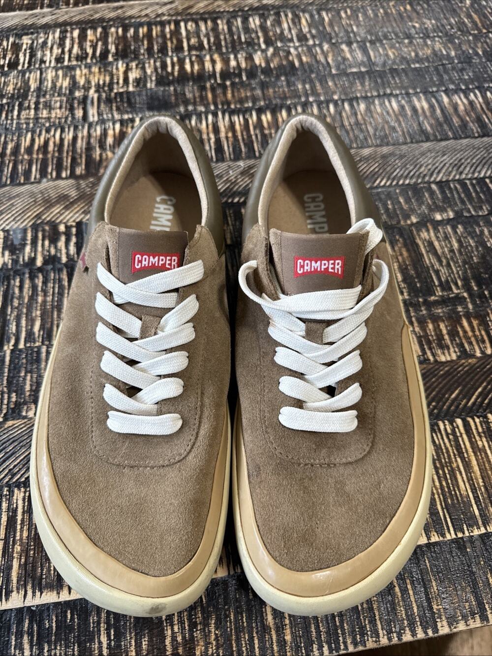 Camper Peu Rambla Shoes Mens Size 8.5/9 US 42 EU Suede Slip On Casual Sneaker